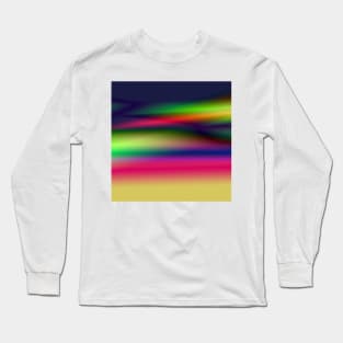 rainbow multicolored texture art Long Sleeve T-Shirt